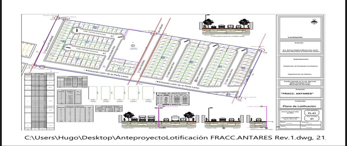 Foto de terreno habitacional en venta en boulevard río grande , geraldine, durango, durango, 30620833 No. 04