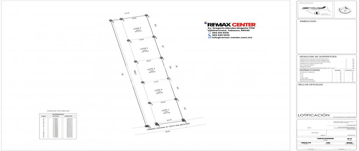 Foto de terreno habitacional en venta en buenavista río nuevo , buena vista río nuevo 4a sección, centro, tabasco, 30924305 No. 05