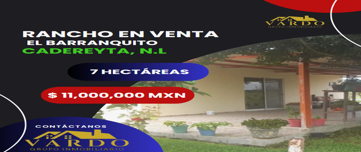 Foto de rancho en venta en cadereyta , cadereyta jimenez centro, cadereyta jiménez, nuevo león, 0 No. 01