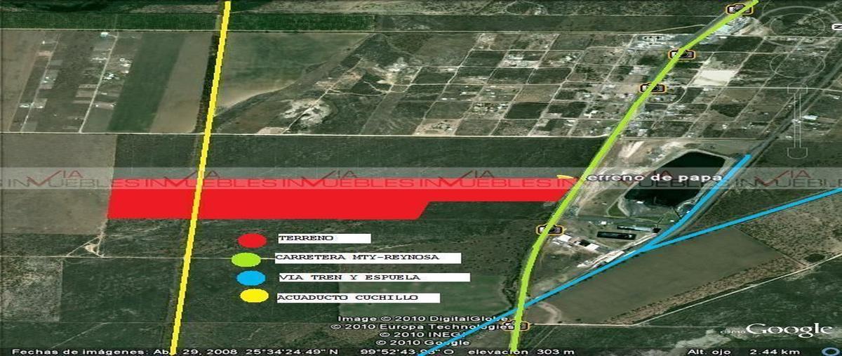 Foto de terreno industrial en venta en cadereyta jiménez centro , cadereyta jimenez centro, cadereyta jiménez, nuevo león, 28791740 No. 01
