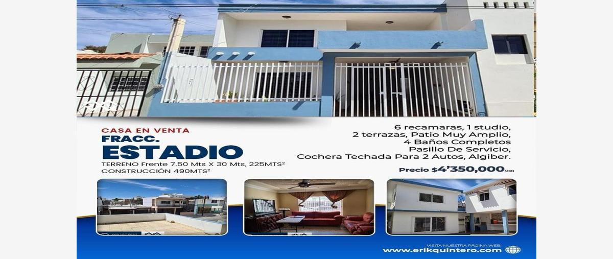 Foto de casa en venta en calixto 689, estadio, mazatlán, sinaloa, 0 No. 01