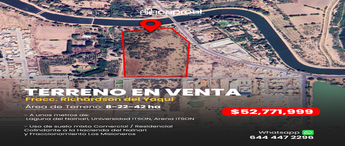 Foto de terreno habitacional en calle 100 , misioneros, cajeme, sonora, 0 foto 01 Foto de terreno habitacional en venta en calle 100 , misioneros, cajeme, sonora, 0 No. 01