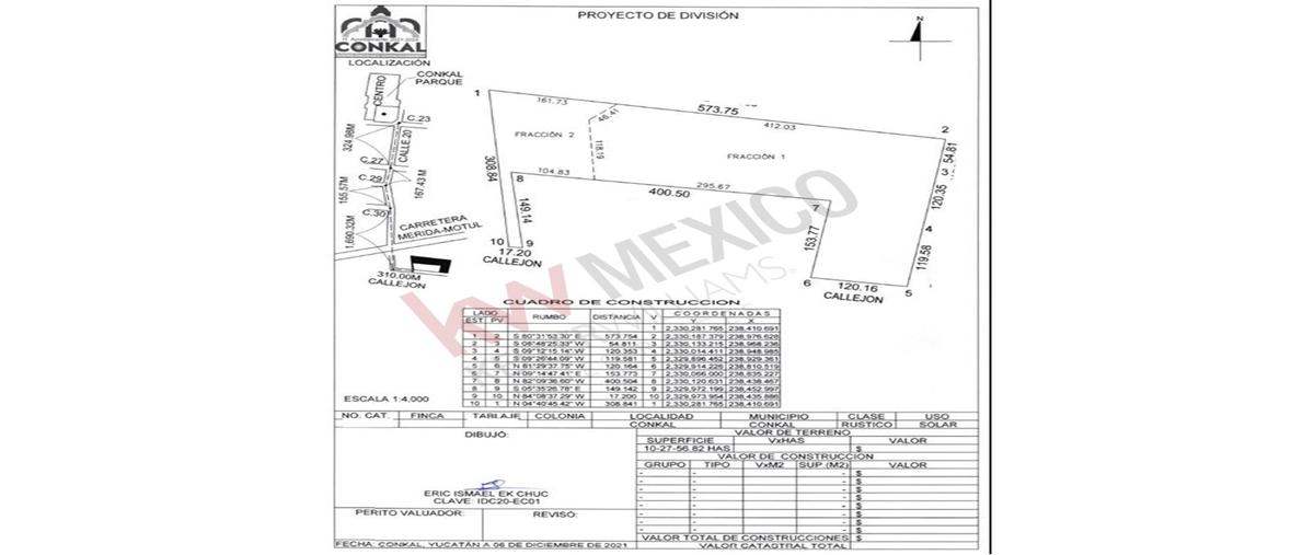 Foto de terreno habitacional en venta en calle 21 conkal , conkal, conkal, yucatán, 0 No. 05