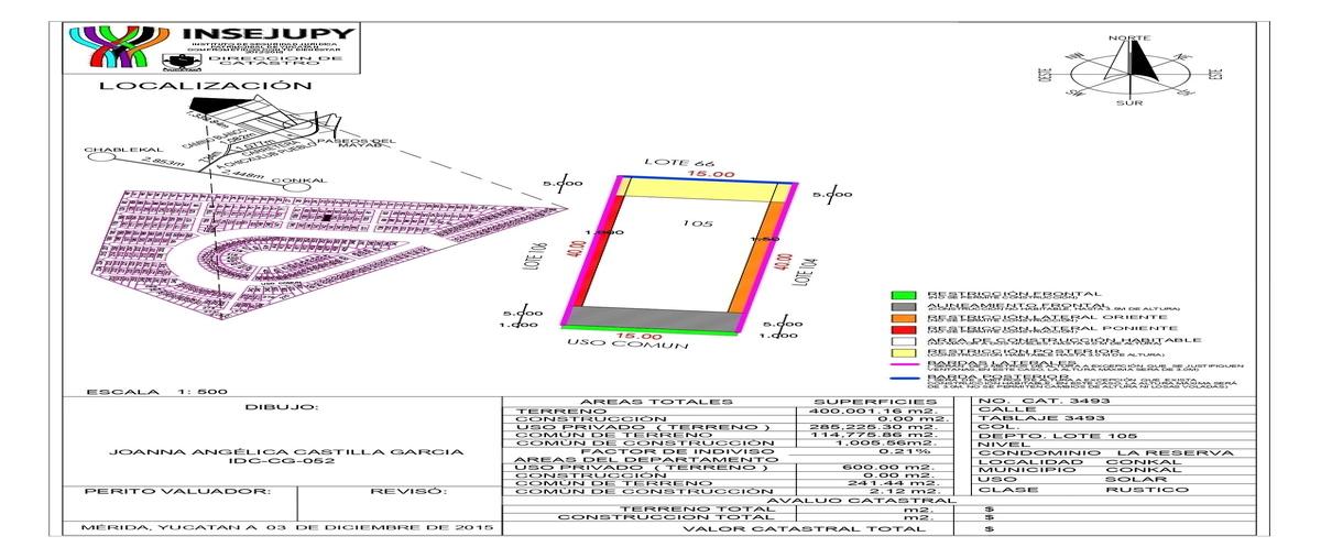 Foto de terreno habitacional en venta en calle , conkal, conkal, yucatán, 0 No. 03