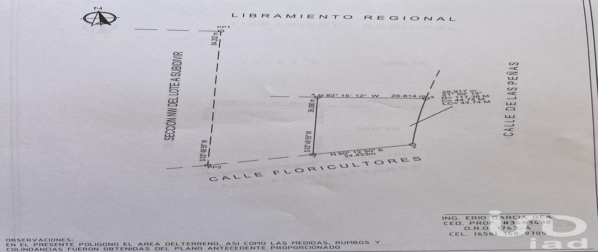 Foto de terreno comercial en venta en calle de las peñas , infonavit fidel velázquez, juárez, chihuahua, 30412040 No. 04