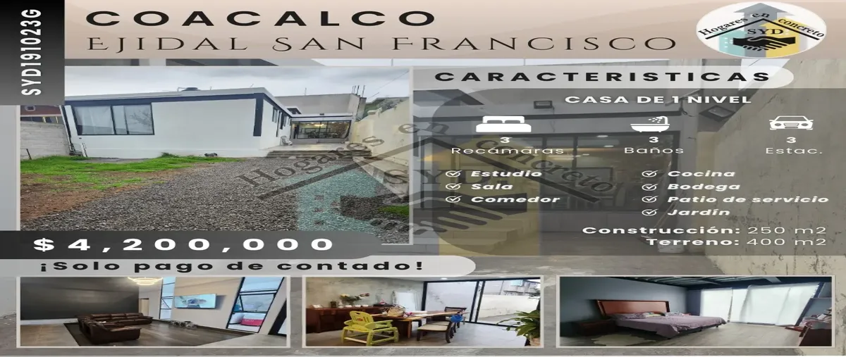 Foto de casa en venta en calle diez 01, parque residencial coacalco 3a sección, coacalco de berriozábal, méxico, 30355786 No. 01
