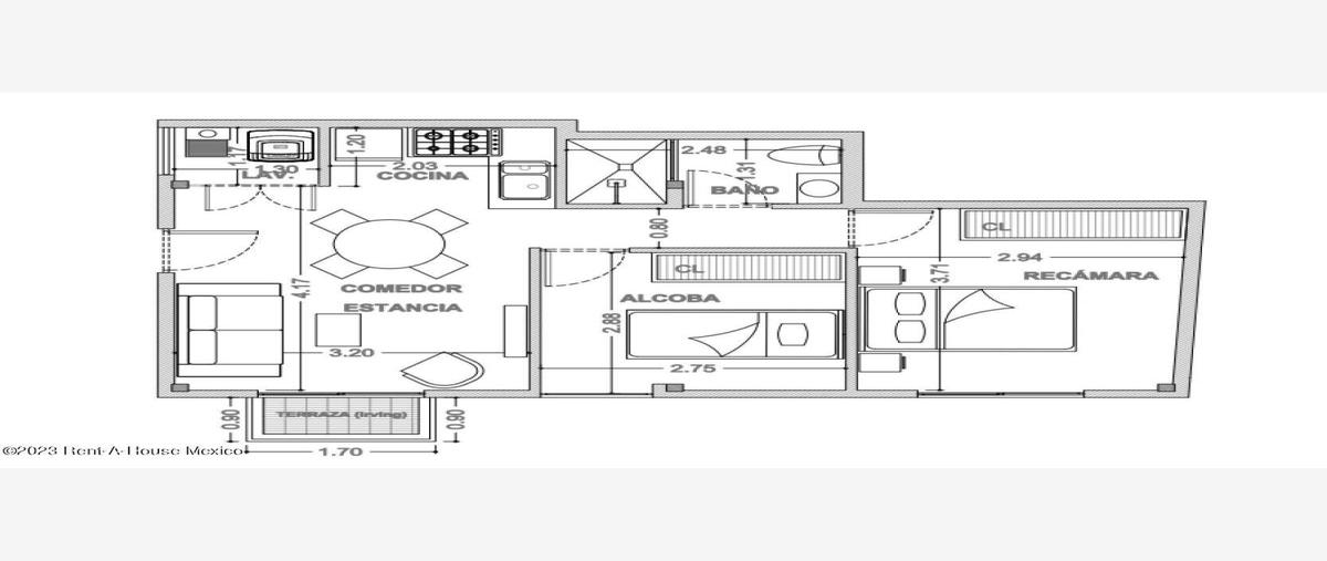 Foto de departamento en venta en calle violeta 1, buenavista, cuauhtémoc, df / cdmx, 0 No. 05