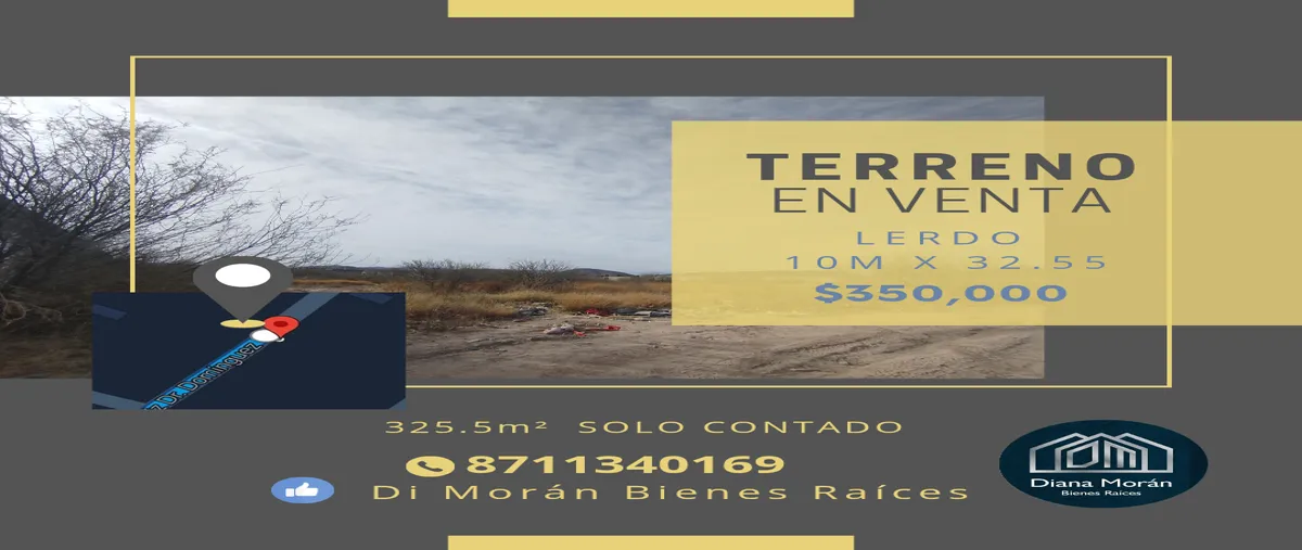 Foto de terreno habitacional en venta en calzada del norte , los pinos, lerdo, durango, 0 No. 01