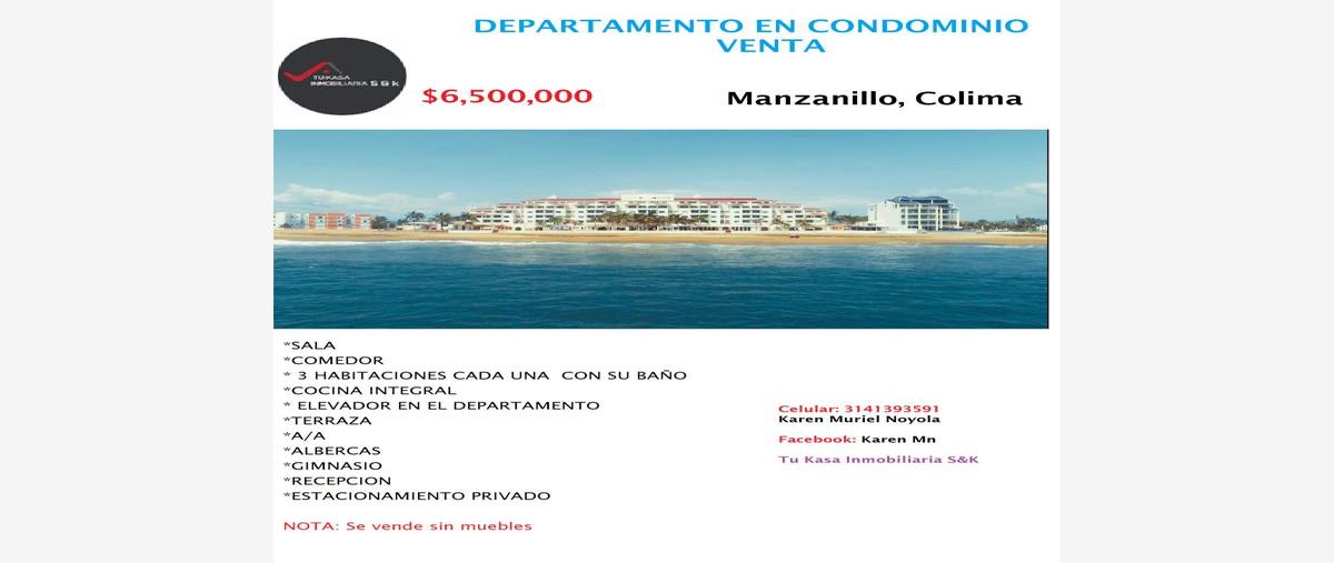 Foto de departamento en venta en calzada paraiso # 8 18, valle salagua, manzanillo, colima, 26530883 No. 01