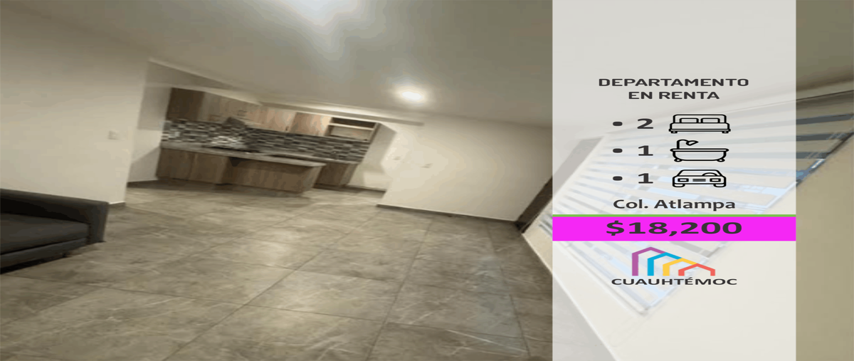 Foto de departamento en renta en calzada ricardo flores magón , atlampa, cuauhtémoc, df / cdmx, 30348426 No. 01