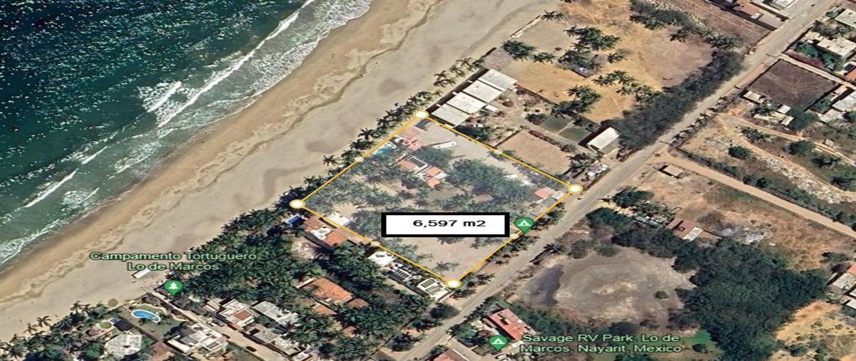 Foto de terreno habitacional en venta en camino a las minitas , lo de marcos, bahía de banderas, nayarit, 0 No. 01
