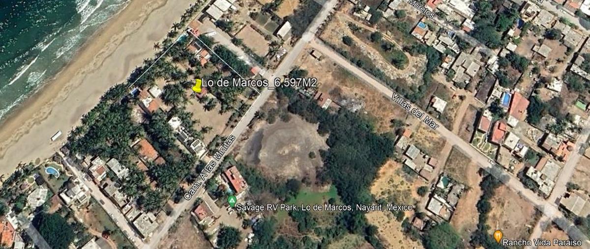 Foto de terreno habitacional en venta en camino a las minitas , lo de marcos, bahía de banderas, nayarit, 0 No. 02