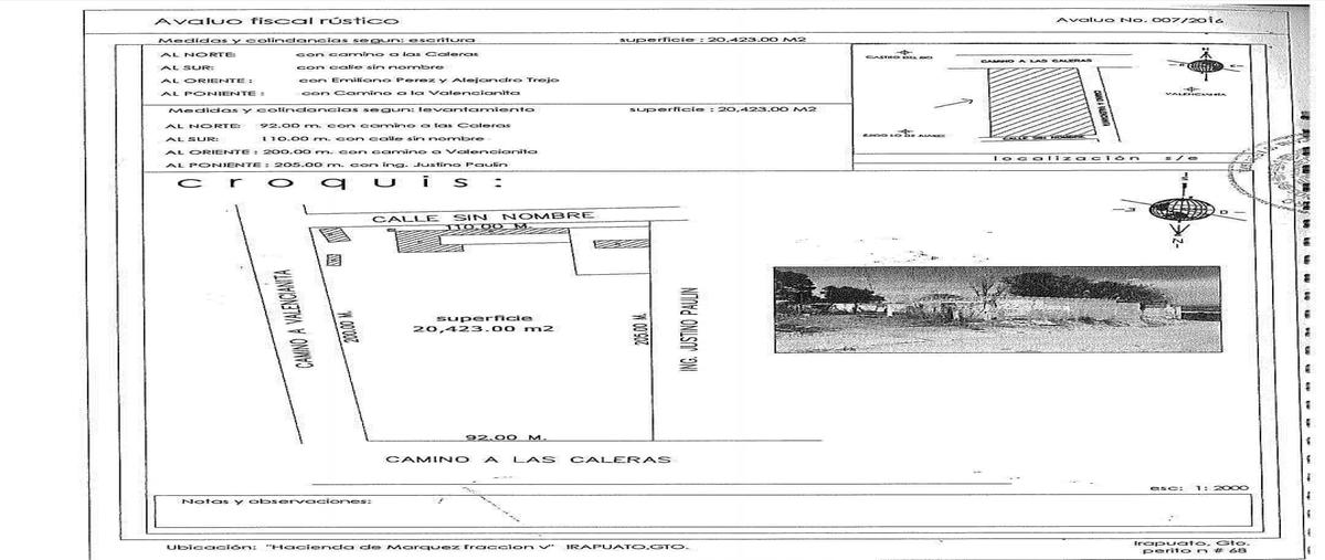 Foto de terreno industrial en venta en camino a valenciana , las peñitas, irapuato, guanajuato, 28647015 No. 03