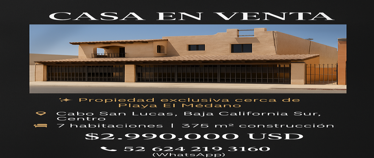 Foto de casa en camino al medano , el medano, los cabos, baja california sur, 30415226 foto 01 Foto de casa en venta en camino al medano , el medano, los cabos, baja california sur, 30415226 No. 01