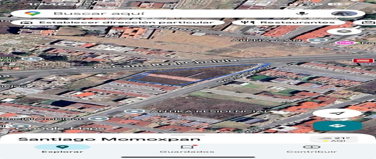 Foto de terreno habitacional en camino real , santiago momoxpan, san pedro cholula, puebla, 0 foto 02 Foto de terreno habitacional en venta en camino real , santiago momoxpan, san pedro cholula, puebla, 0 No. 02