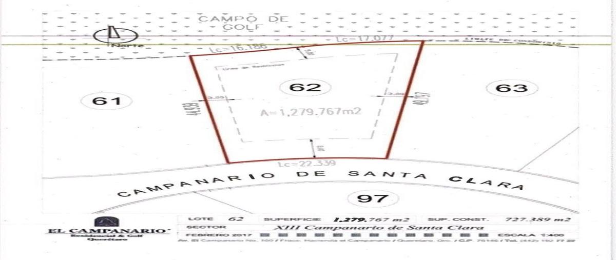 Foto de terreno habitacional en venta en campanario de santa clara , el campanario, querétaro, querétaro, 0 No. 03
