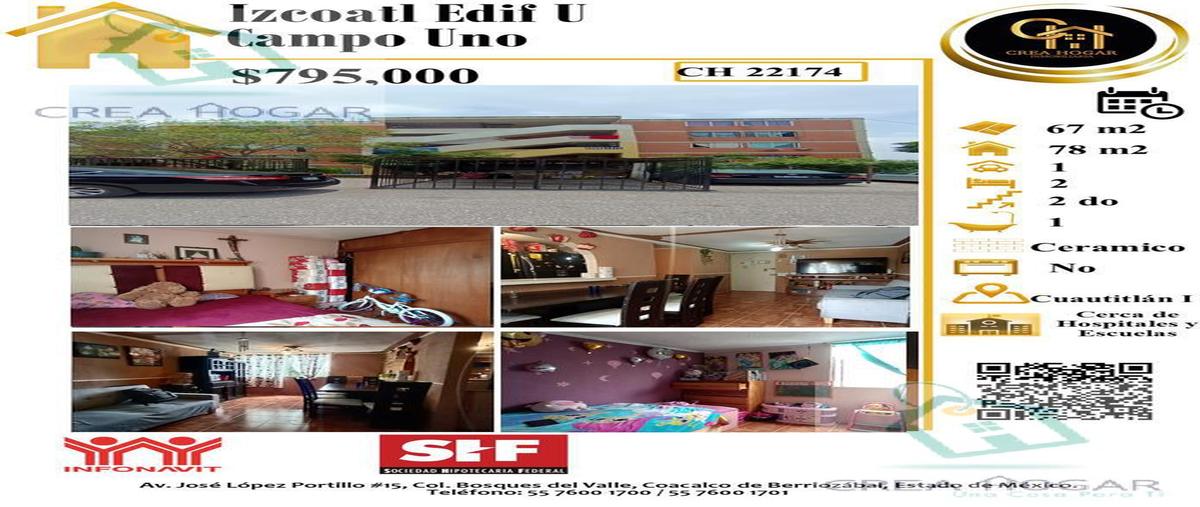 Foto de departamento en venta en  , campo 1, cuautitlán izcalli, méxico, 30298134 No. 04