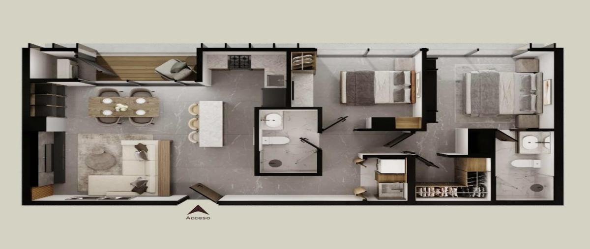 Foto de departamento en venta en  , cañadas del sur, monterrey, nuevo león, 0 No. 03