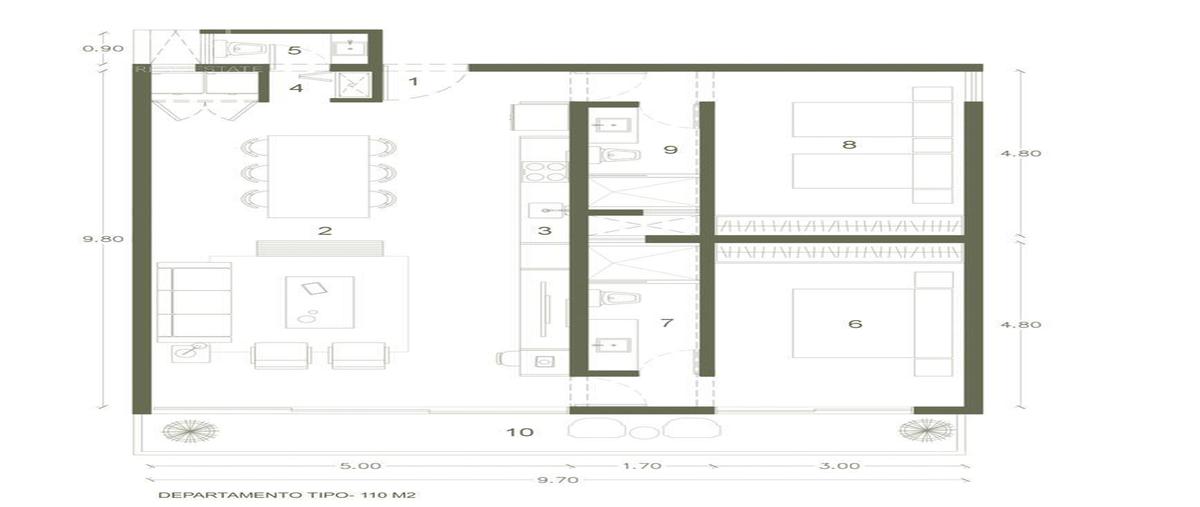Foto de departamento en venta en  , cancún centro, benito juárez, quintana roo, 0 No. 03
