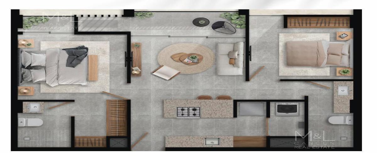 Foto de departamento en venta en  , cancún (internacional de cancún), benito juárez, quintana roo, 0 No. 03