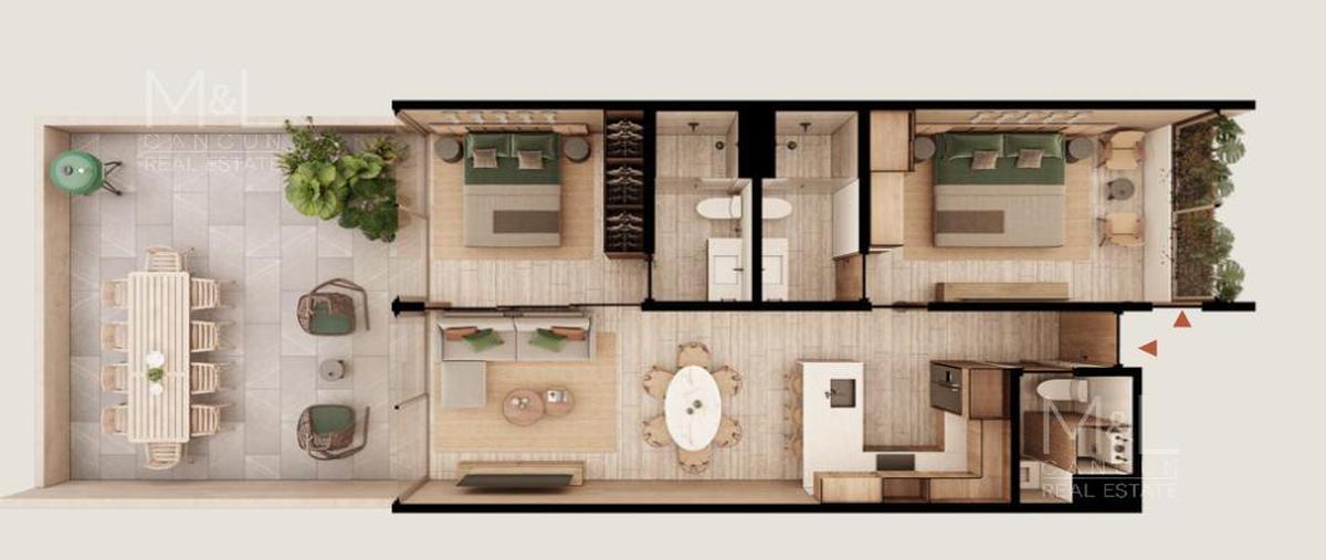Foto de departamento en venta en  , cancún (internacional de cancún), benito juárez, quintana roo, 27323473 No. 03