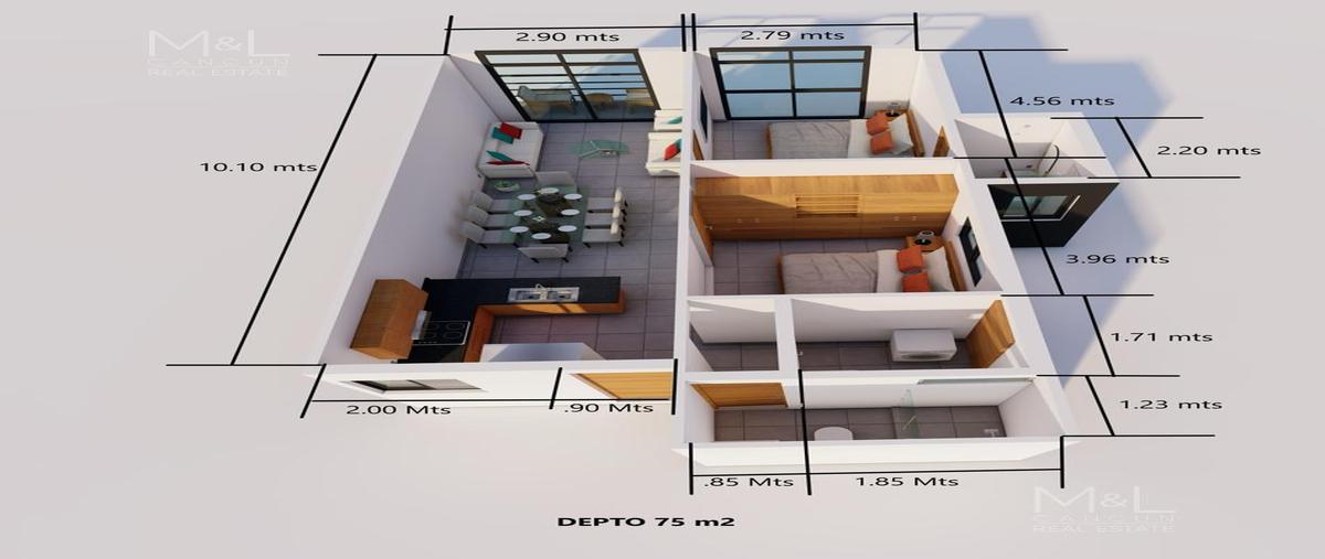 Foto de departamento en venta en  , cancún (internacional de cancún), benito juárez, quintana roo, 0 No. 03