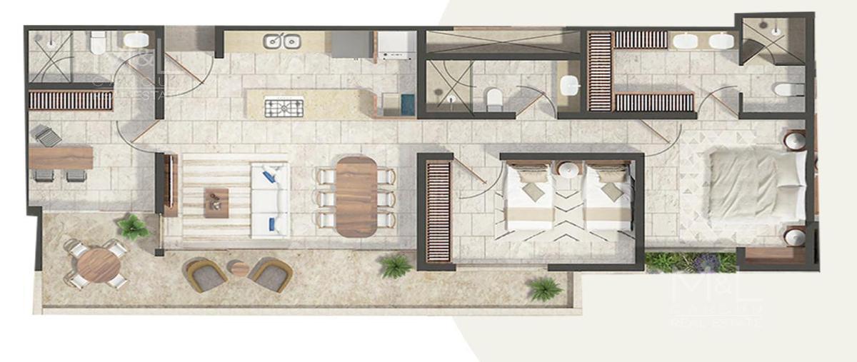 Foto de departamento en venta en  , cancún (internacional de cancún), benito juárez, quintana roo, 27508602 No. 03