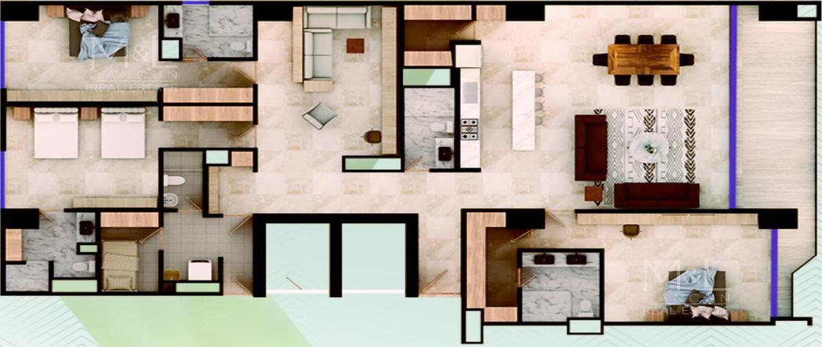 Foto de departamento en venta en  , cancún (internacional de cancún), benito juárez, quintana roo, 28397329 No. 05