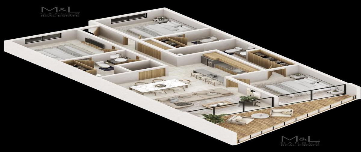 Foto de departamento en venta en  , cancún (internacional de cancún), benito juárez, quintana roo, 28397337 No. 03