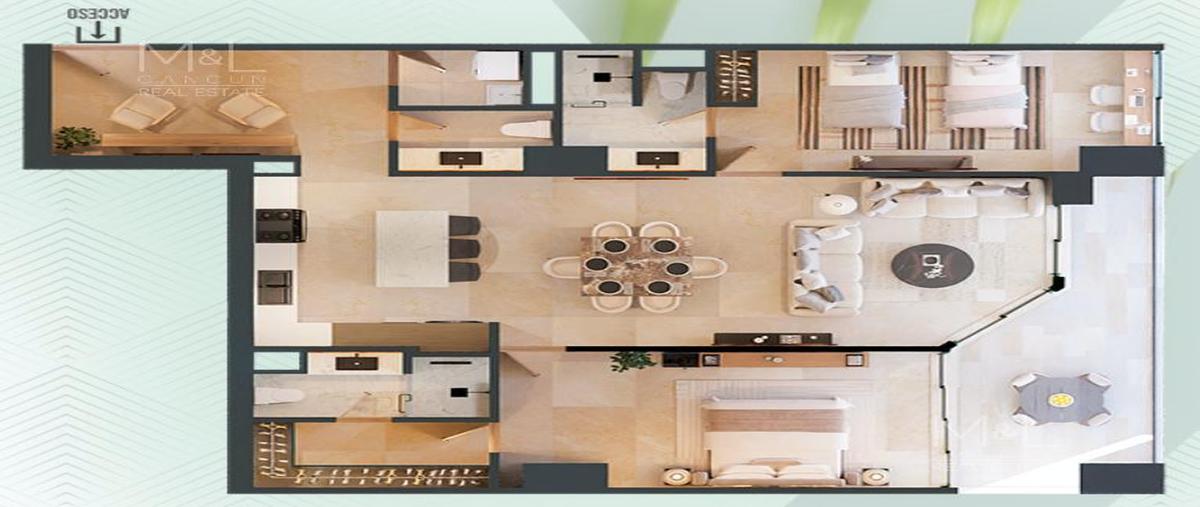 Foto de departamento en venta en  , cancún (internacional de cancún), benito juárez, quintana roo, 28397339 No. 05