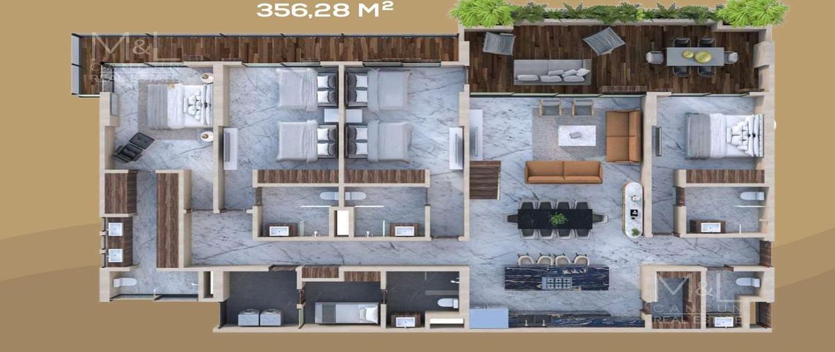 Foto de departamento en venta en  , cancún (internacional de cancún), benito juárez, quintana roo, 0 No. 05