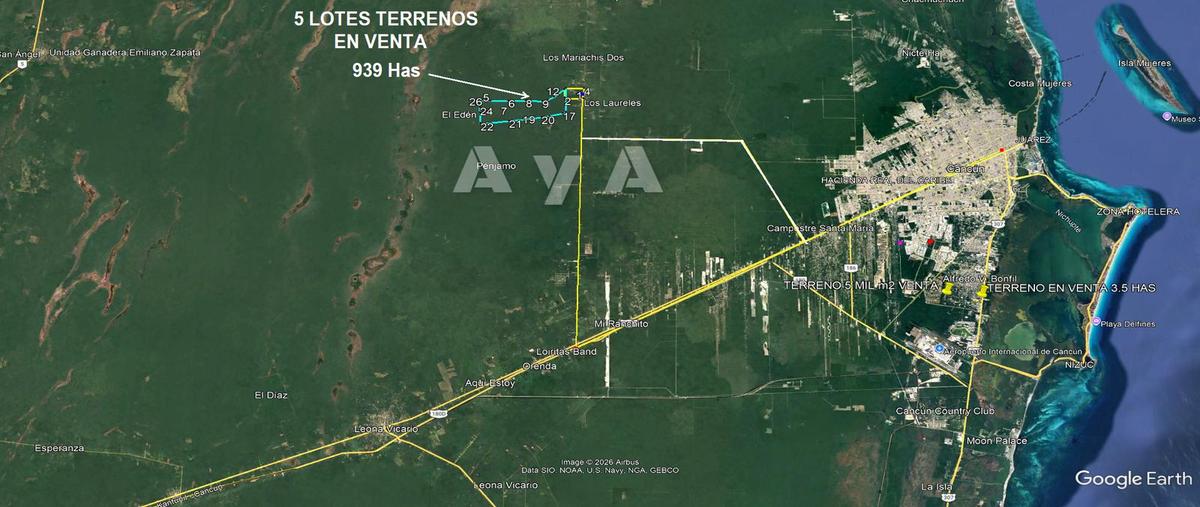 Foto de terreno habitacional en , cancún (internacional de cancún), benito juárez, quintana roo, 0 foto 02 Foto de terreno habitacional en venta en , cancún (internacional de cancún), benito juárez, quintana roo, 0 No. 02