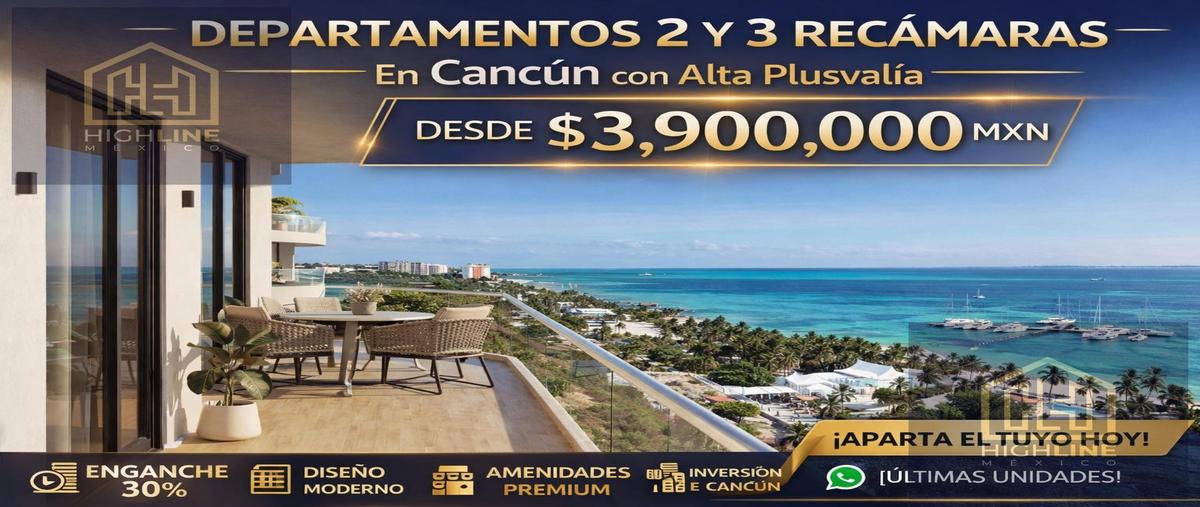 Foto de departamento en , cancún (internacional de cancún), benito juárez, quintana roo, 30959714 foto 01 Foto de departamento en venta en , cancún (internacional de cancún), benito juárez, quintana roo, 30959714 No. 01
