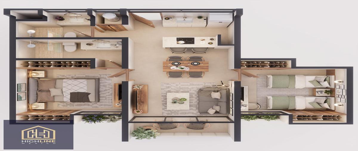 Foto de departamento en venta en  , cancún (internacional de cancún), benito juárez, quintana roo, 0 No. 05