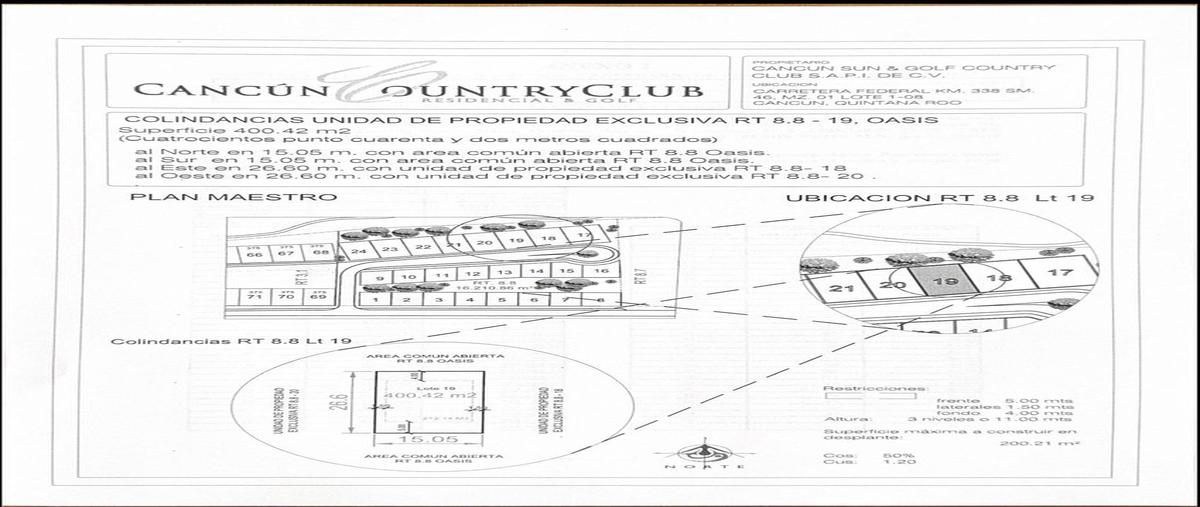 Foto de terreno habitacional en venta en  , cancún (internacional de cancún), benito juárez, quintana roo, 0 No. 05