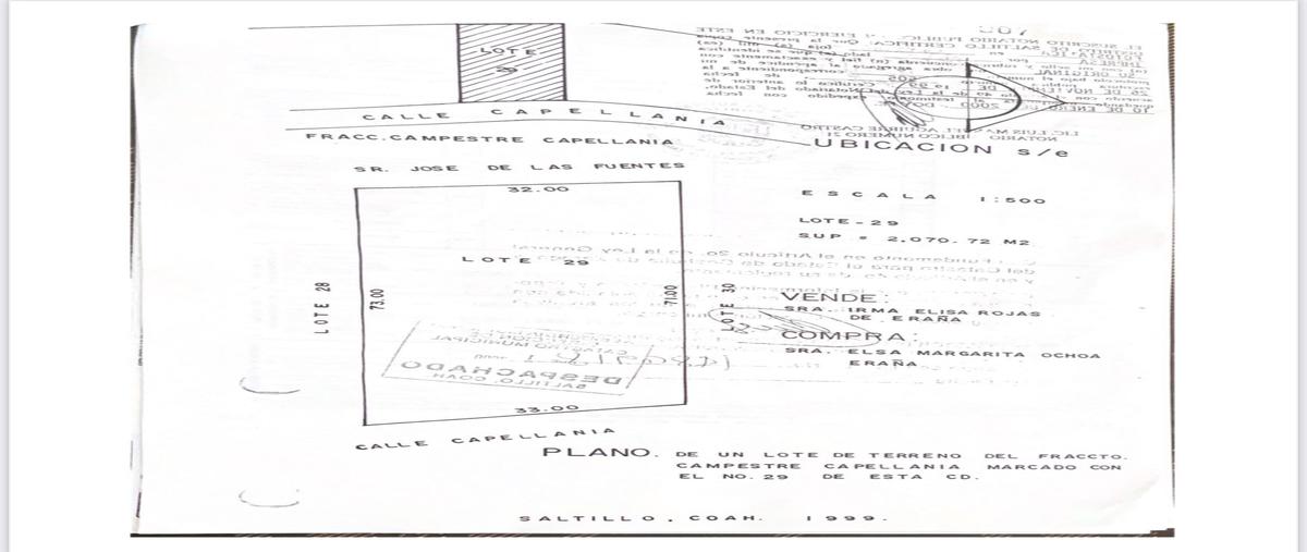 Foto de terreno habitacional en venta en capellania , campestre capellanía, saltillo, coahuila de zaragoza, 29268210 No. 03