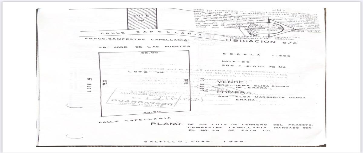 Foto de terreno habitacional en venta en capellania , campestre capellanía, saltillo, coahuila de zaragoza, 29268210 No. 04