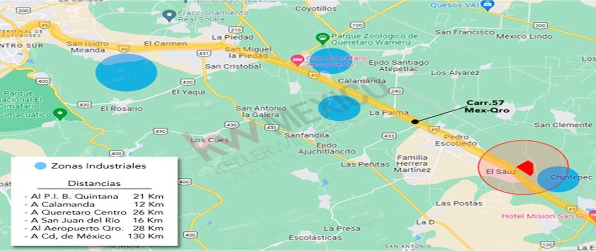 Foto de terreno habitacional en venta en carretera 57 (mex - qro) , el sáuz bajo, pedro escobedo, querétaro, 28422803 No. 04