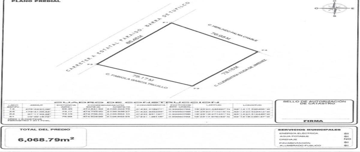 Foto de terreno industrial en venta en carretera a barra de tupilco , las flores 2a secc, paraíso, tabasco, 24982103 No. 05
