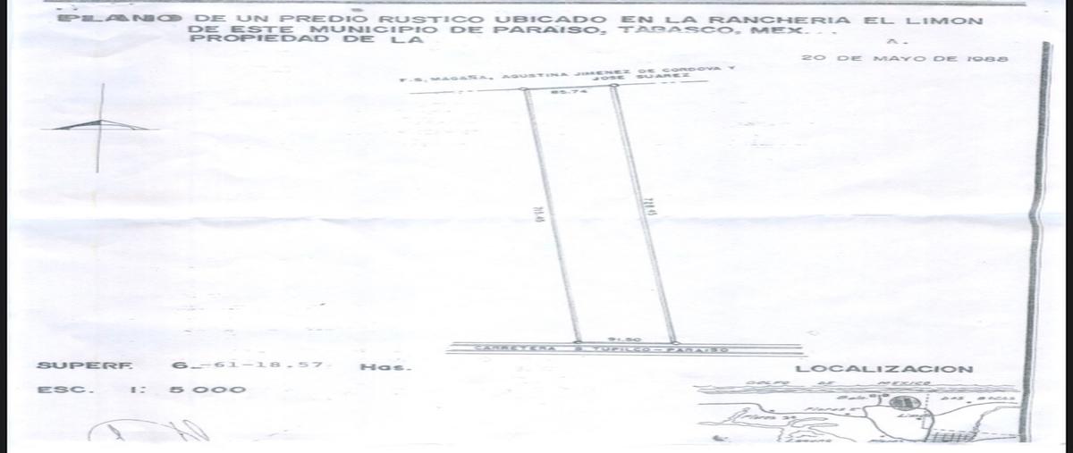 Foto de terreno industrial en venta en carretera a las flores colonia el limón , el limón, paraíso, tabasco, 15333205 No. 04