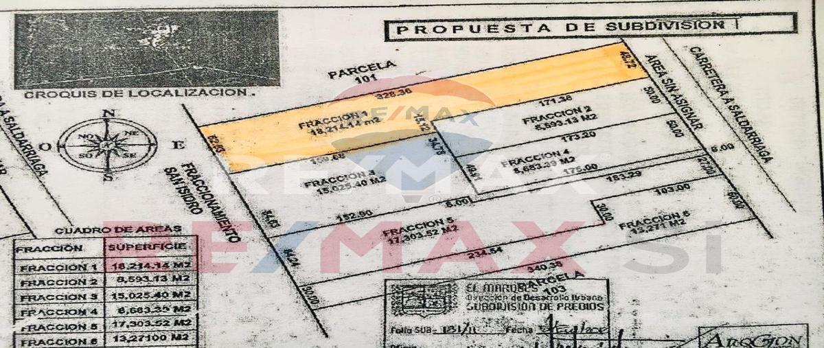 Foto de terreno comercial en venta en carretera a saldarriaga , la griega, el marqués, querétaro, 27568961 No. 03