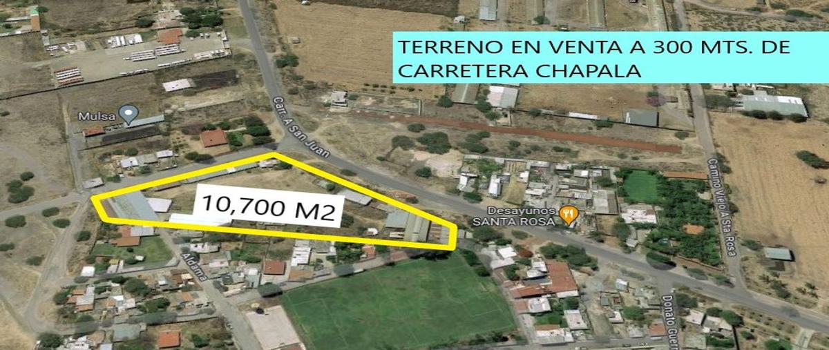 Foto de terreno habitacional en venta en carretera a san juan , santa rosa (la hacienda de santa rosa), ixtlahuacán de los membrillos, jalisco, 0 No. 03