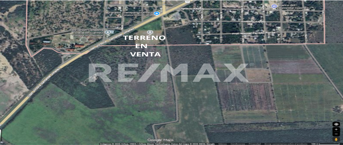 Foto de terreno comercial en venta en carretera cd. victoria, santander jimenez , güémez, güémez, tamaulipas, 0 No. 03