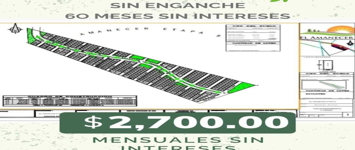Foto de terreno habitacional en venta en carretera de las higueras conchi , pradera dorada, mazatlán, sinaloa, 27391882 No. 01