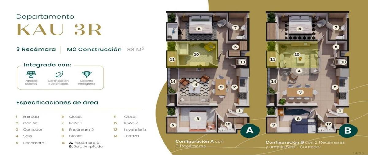 Foto de departamento en venta en carretera federal cancún-tulum l62, puerto morelos, puerto morelos, quintana roo, 26614670 No. 03