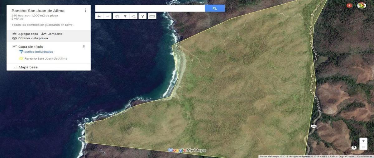 Foto de rancho en venta en carretera federal tecoman - lazaro cardenas (200) , maquili, aquila, michoacán de ocampo, 10623790 No. 02