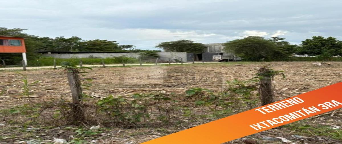Foto de terreno habitacional en venta en carretera ixtacomitán 3era sección 1, ixtacomitan 3a sección, centro, tabasco, 30353124 No. 01