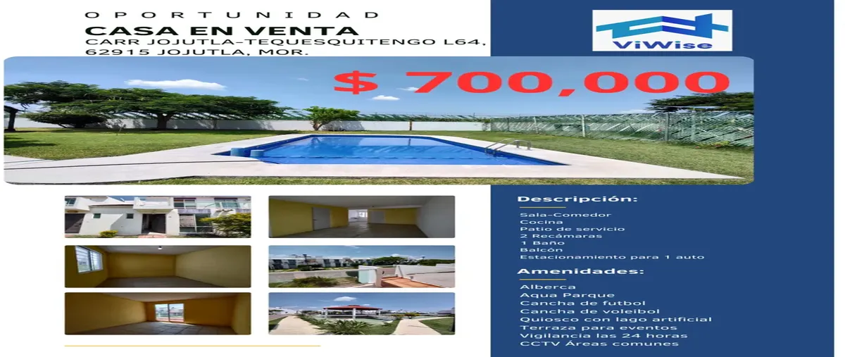 Foto de casa en carretera jojutla-tequesquitengo l64, tequesquitengo, jojutla, morelos, 28323699 foto 01 Foto de casa en venta en carretera jojutla-tequesquitengo l64, tequesquitengo, jojutla, morelos, 28323699 No. 01