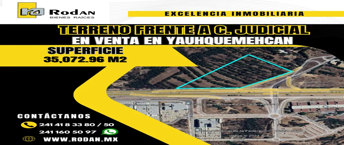 Foto de terreno comercial en venta en carretera libramiento huamantla , san josé tepoxtla, yauhquemehcan, tlaxcala, 28309594 No. 01