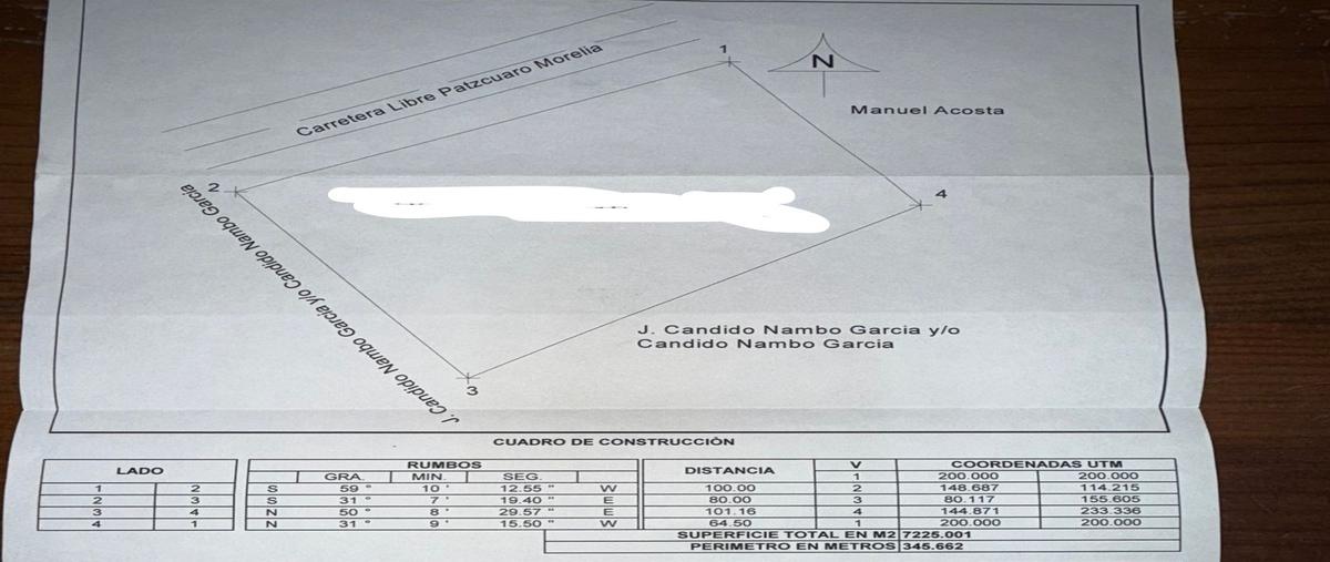 Foto de terreno habitacional en venta en carretera libre pátzcuaro morelia , quirínguaro (san simón quirínguaro), huiramba, michoacán de ocampo, 0 No. 03